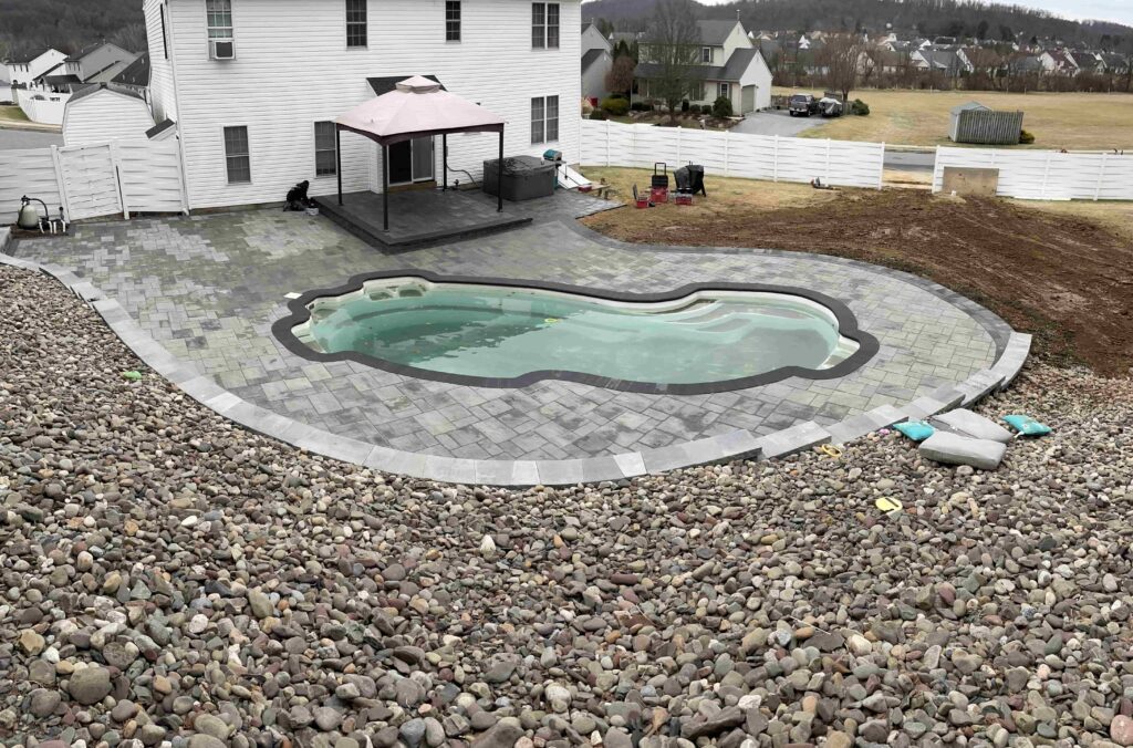 Beautifully designed stone patio in Harrisburg, PA