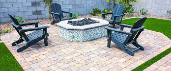 Custom patio pavers installed in Annville, PA backyard